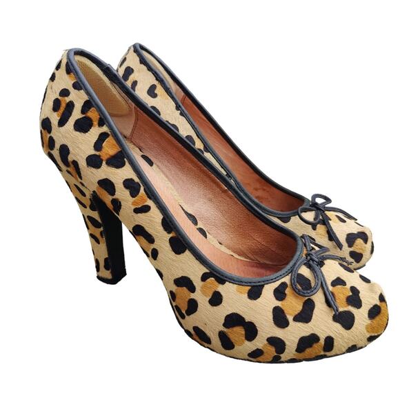 Y2K leopard print Pumps by Topshop sz 9 - Picture 3 of 9